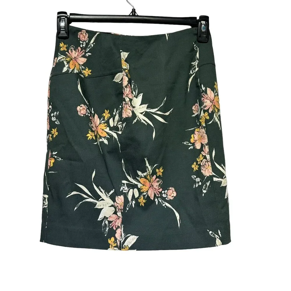 Lysse Women's Charity Tropical Floral Straight Pencil Skirt Size MP